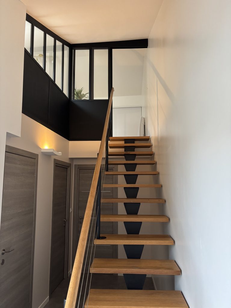 cage d'escalier rénové 