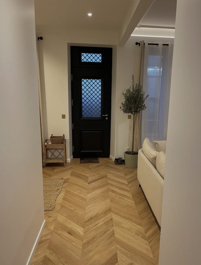 réalisation après rénovation entrée 